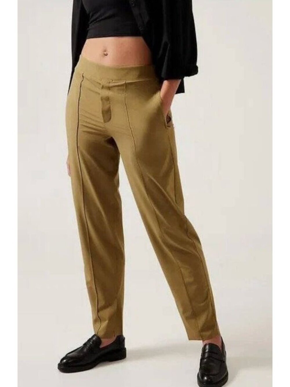 Athleta Brooklyn Heights Pant Tapestry Gold-sz 14 Petite